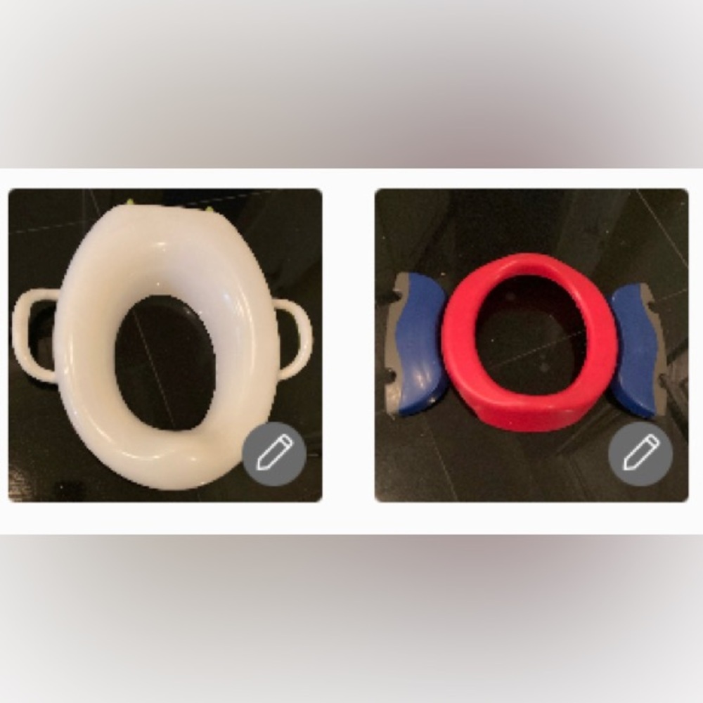 Two: Oxo Sit Right Potty Seat & Kalencom Potette Plus 2in1 Travel Potty/Trainer